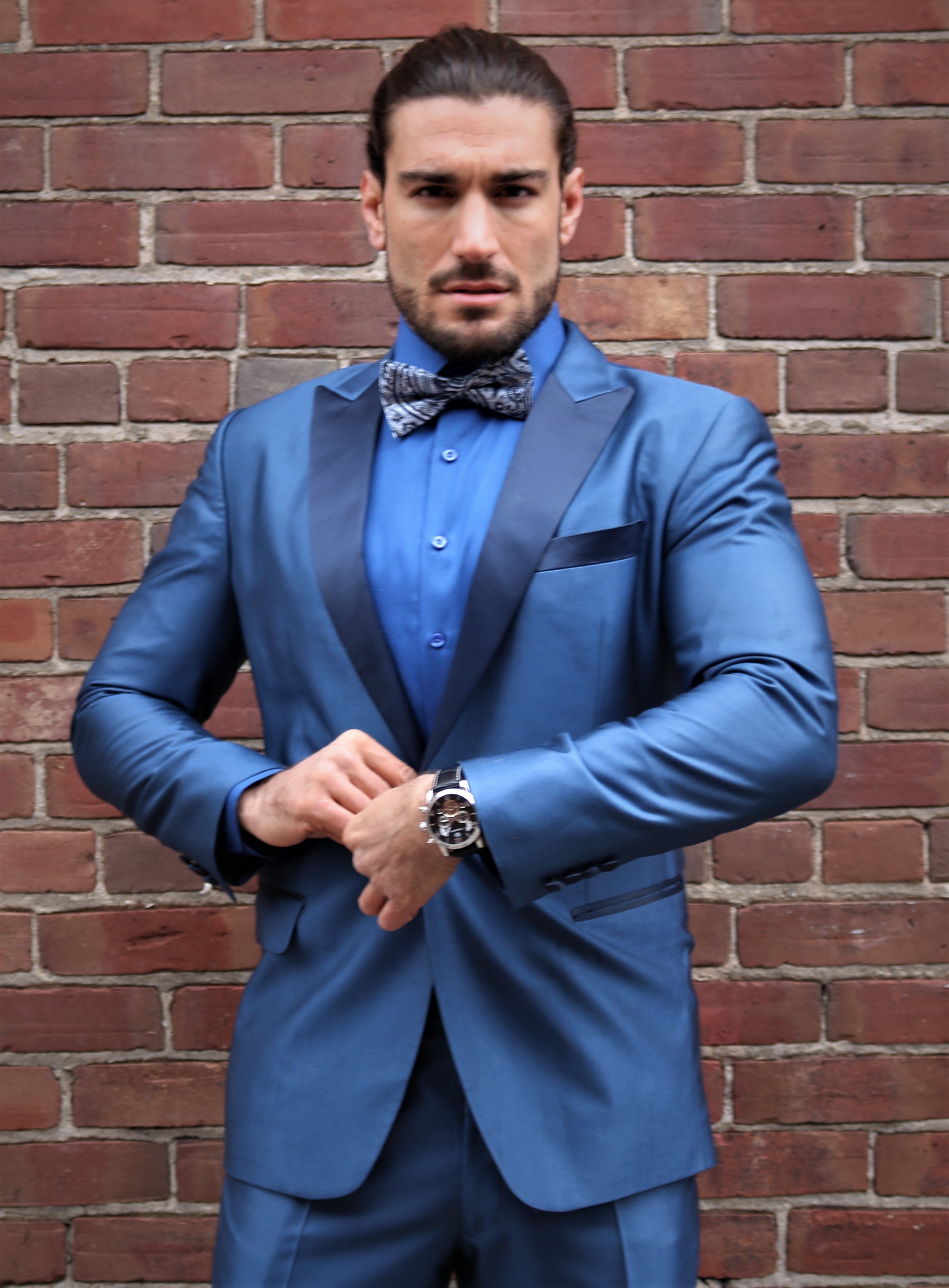 Grooms Silk and Wool Wedding Suit